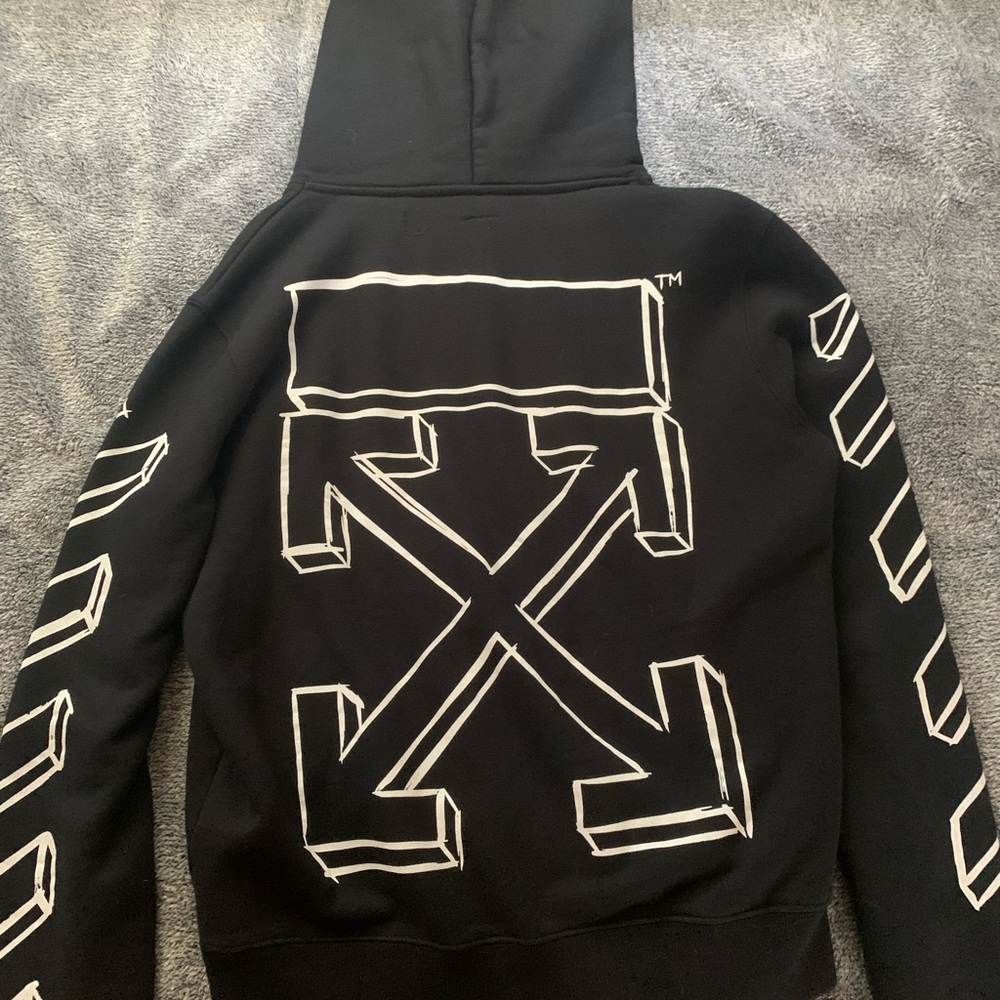 Off white diagonal arrow hoodie